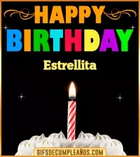 GIF GiF Happy Birthday Estrellita